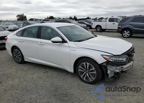 2021 Honda Accord Hybrid из США, поврежденный, VIN 1HGCV3F10MA022663